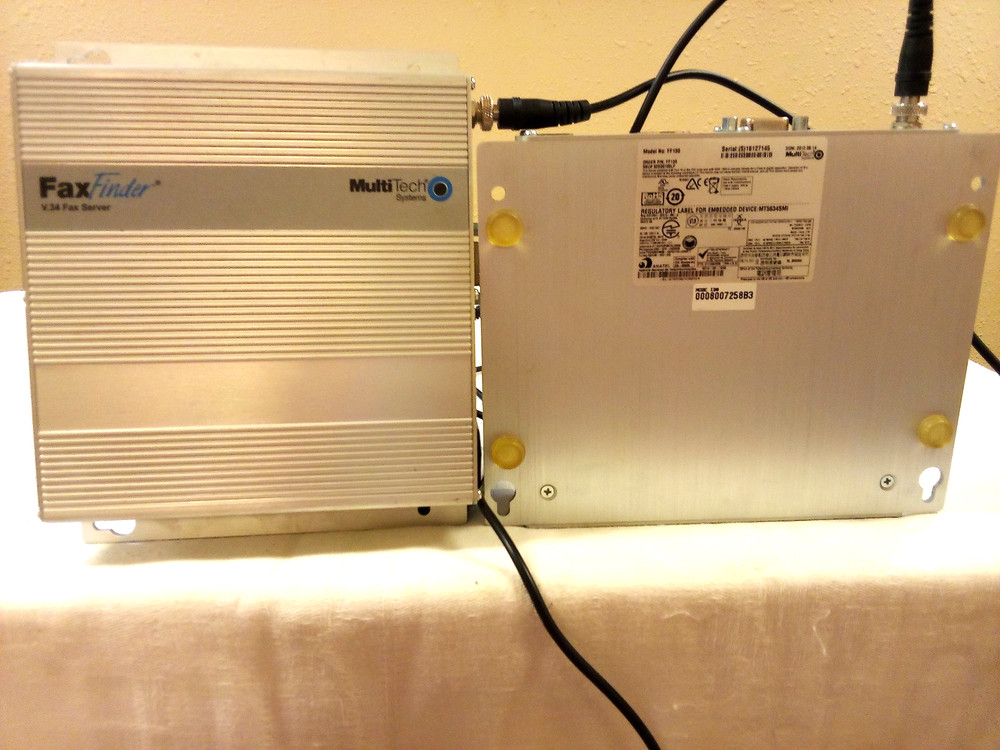 MultiTech FaxFinder FF130 Fax Server (92500705LF) w/Power Adapter