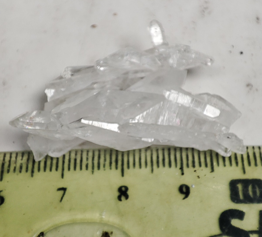 Faden Quartz Crystal With Good Luster & Nice Termination-Pak.