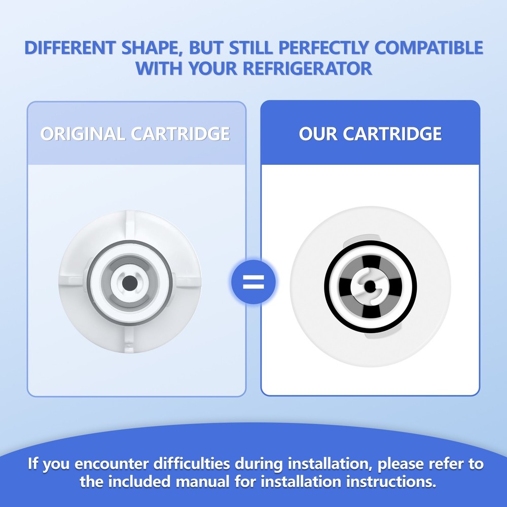 4 PACK Refresh Refrigerator Ice Water Filter For LG LT1000P ADQ747935 Brand New