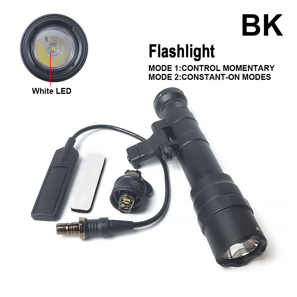 M640DF Offset Side LED Flashlight 1200 high Lumen Torch with Pressure Switch US