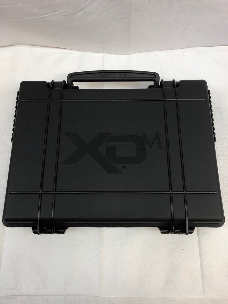 Plastic Gun Case Springfield Armory XDM 45 Pistol Black w Foam Insert