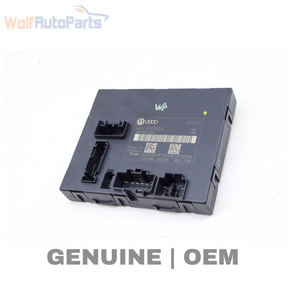 2013-2018 AUDI S8 - Front SEAT Control Module 4H0959760E