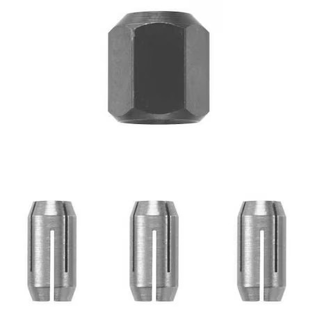 Bosch Cn1 Collet Set, 1/8" To 1/4" Size/Range