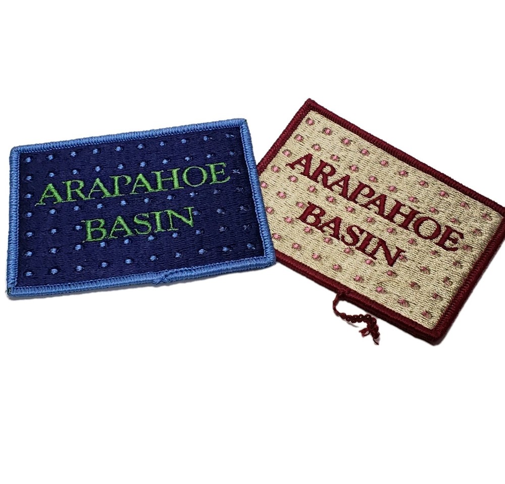 ARAPAHOE BASIN Colorado Iron On Large Ski Patch