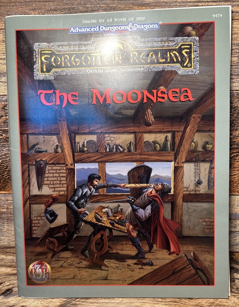 THE MOONSEA Forgotten Realms Sourcebook Accessory, AD&D TSR 9474 D&D
