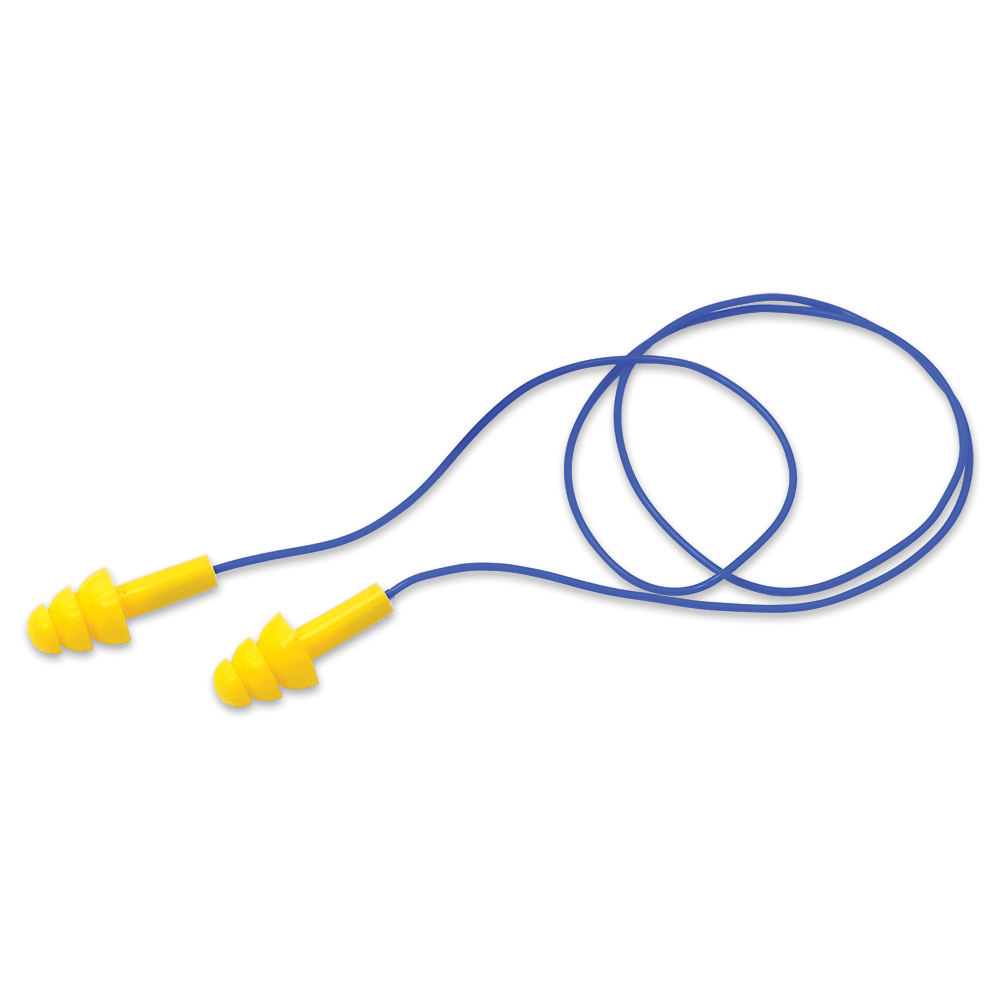10 Pair Soft Silicone Corded Ear Plug Reusable Hearing Protection Earplug w/Case