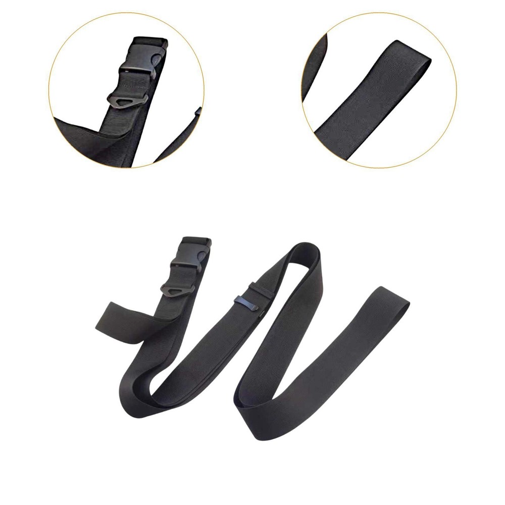 Black Floating Pad Strap Multipurpose Securing Band with Quick Release for