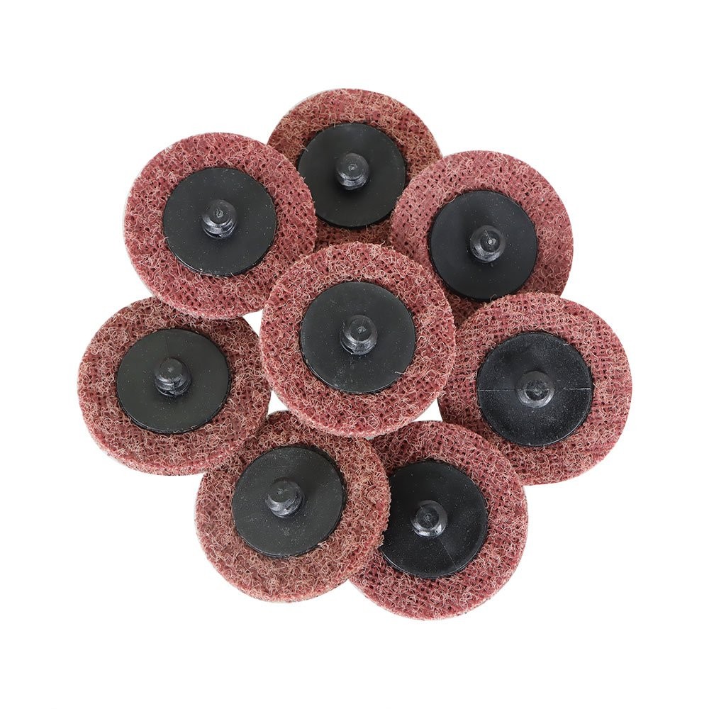 2" Medium Surface Conditioning Discs Roll Lock Die Grinder Sanding Pads 50 Pcs