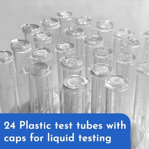 API REPLACEMENT PLASTIC TEST TUBES WITH CAPS For Any Aquarium Test Kit Including