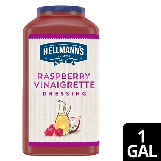 Hellmann s Raspberry Vinaigrette Dressing, 1 Gallon, 4 Per Case