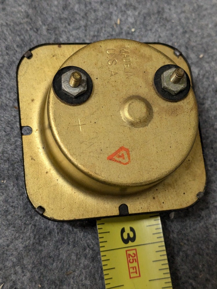 Vintage Density Indicator Panel Guage - Made in USA