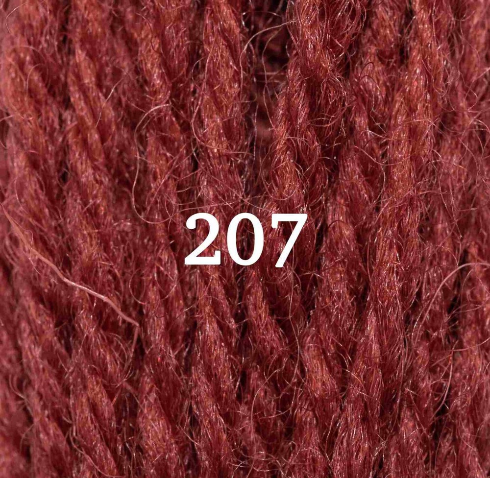Appleton Tapestry Wool - 11 Yd Skein - Flame Red Color 207