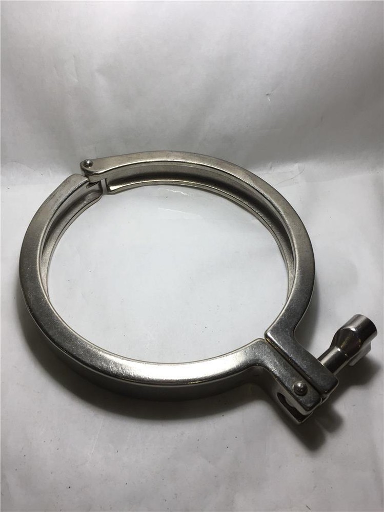 Sanitary Pressure Tri Clamp 6-1/4" Single Hinge