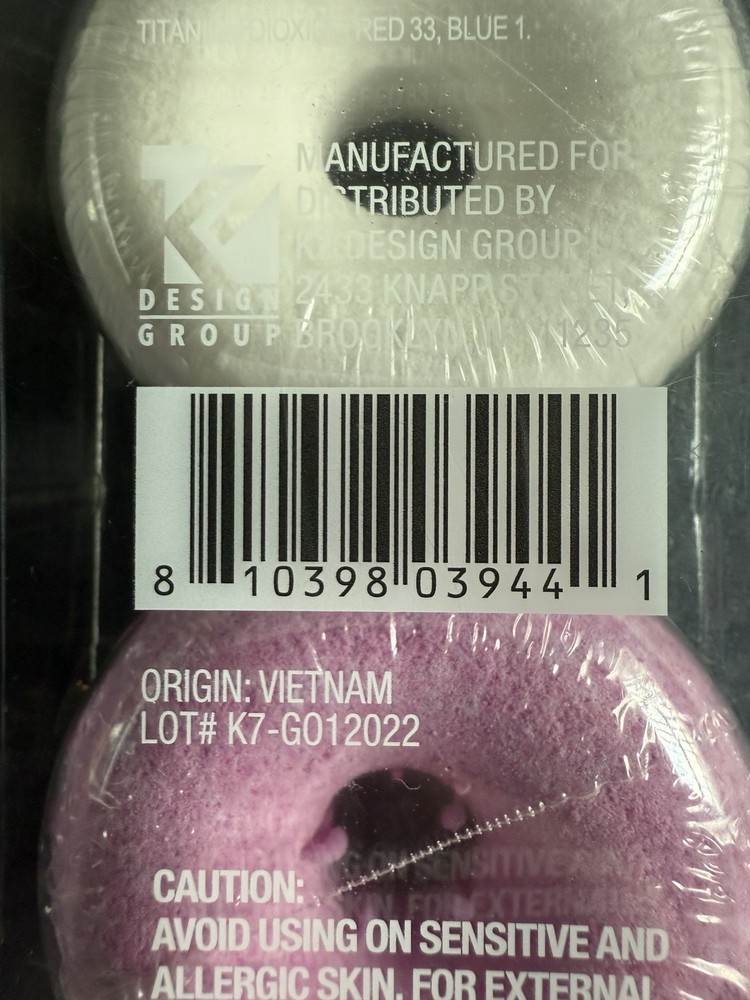 4 Pack Bathbombs Super Sweet Donut Shape Gift set Adore