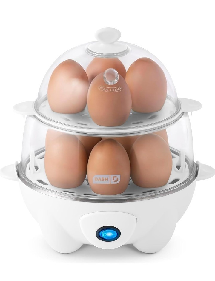 Dash Rapid Egg Cooker: 6 Egg Capacity Electric Egg Cooker for Hard Boiled Eggs
