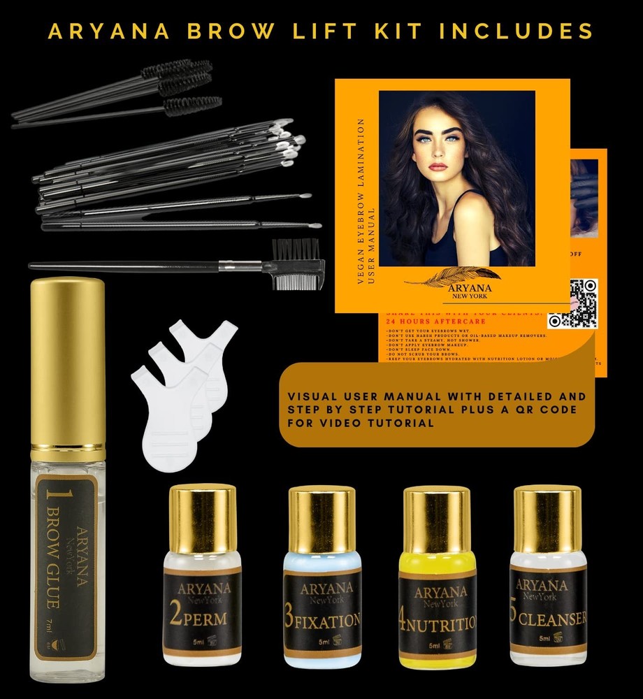 Aryana Brow Lamination Kit - DIY Brow Lift for Fuller Brows