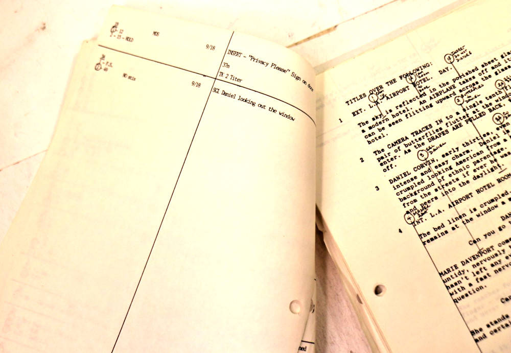 Production Script film Screenplay Cold Heaven by Brian Moore