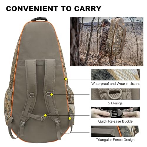 Soft Crossbow Case, 36" Crossbows Backpack, Soft Shell Padded Archery Gear