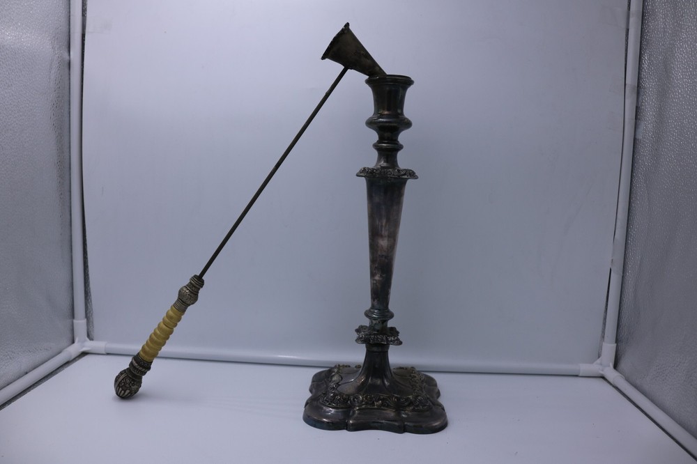 gorham sterling plated candle stick holder