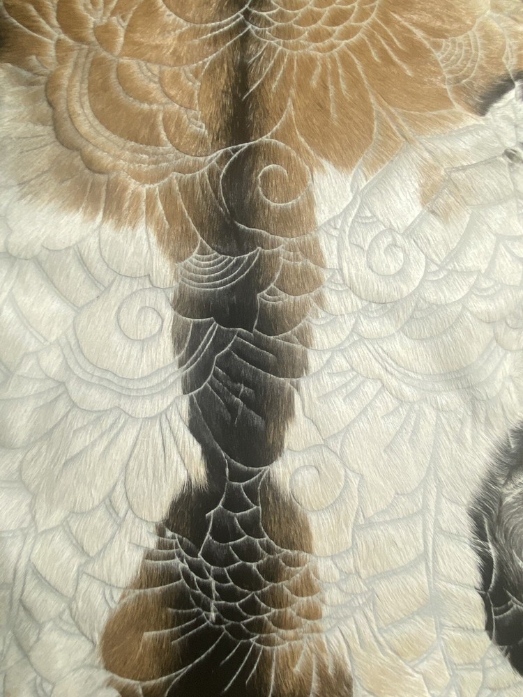 Handcarved Goatskins Peacock Design