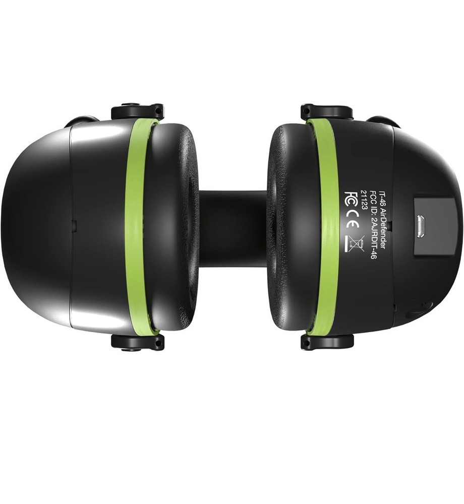 ISOtunes AIR DEFENDER Bluetooth Earmuffs: Comfortable Hearing Protection