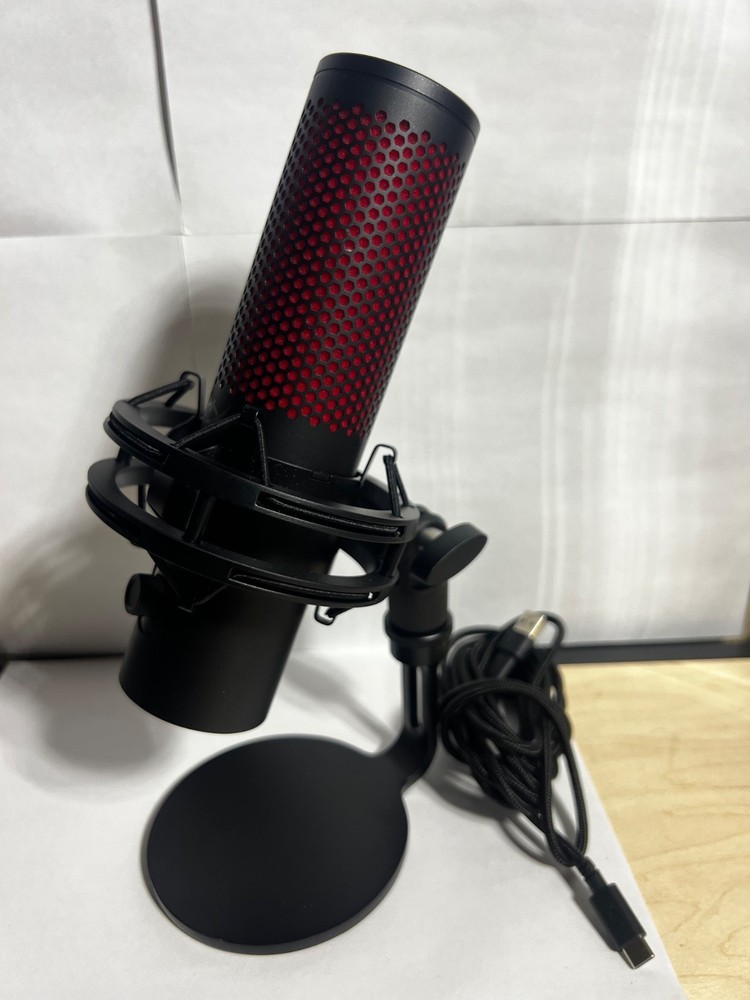 HyperX Quadcast 2 - USB USB-C Condenser Gaming Microphone for PC Compatible with