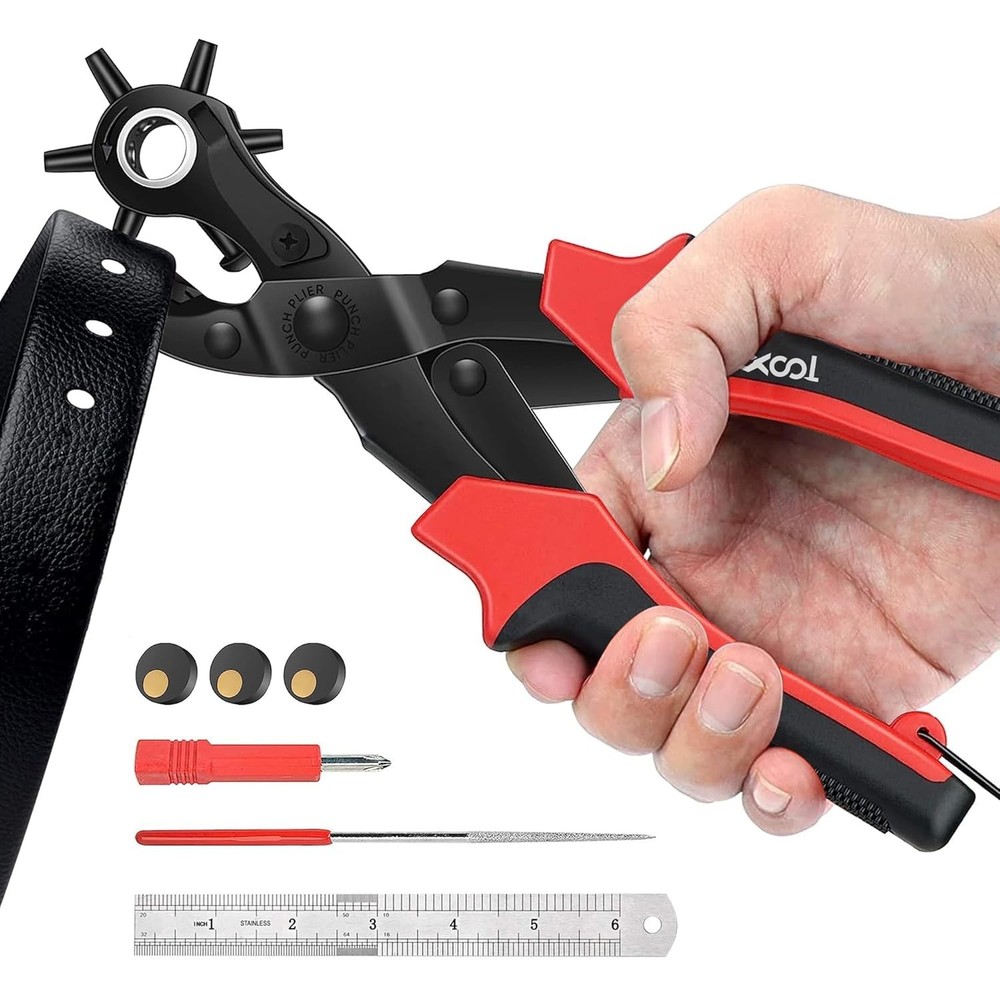 Multi-Function Revolving Punch Tool - Craft Kit with Easy Maintenance Features