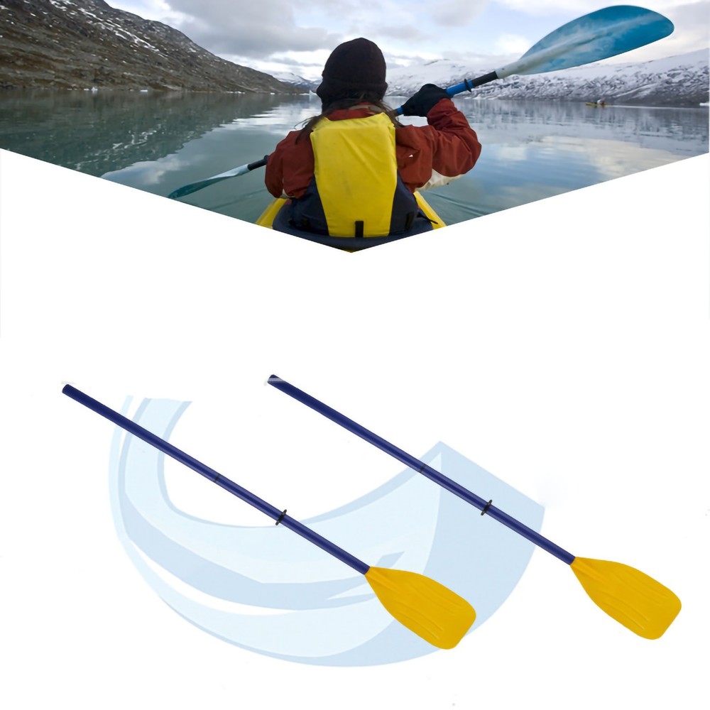 1 Pair Kayak Paddle Exquisite Workmanship High Strength PVC Detachable