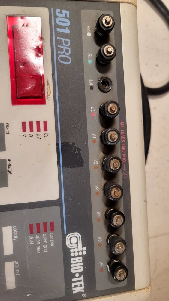 BIO-TEK 501 PRO SERIES ELECTRICAL SAFETY ANALYZER