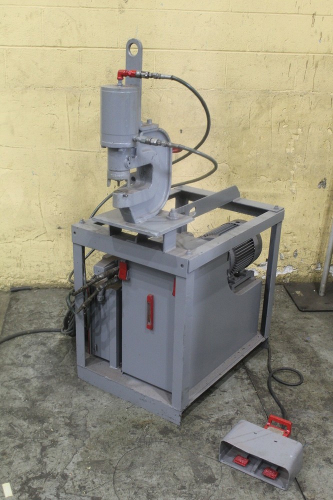 20 TON FABRILINE C FRAME HYDRAULIC FLANGE PUNCH: YODER #69702