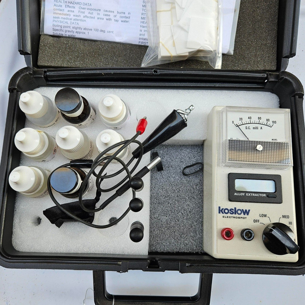 KOSLOW SCIENTIFIC Stainless Steel Inspector's Kit (1499) Sorts 5 Elements