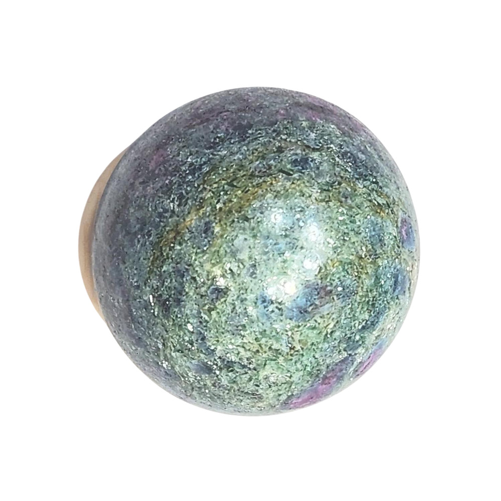 Fluorescent Ruby in Fuchsite 30mm Collection Sphere 6537