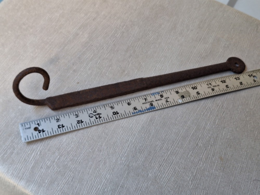 Antique Forged Wall Mounted Hook 14"