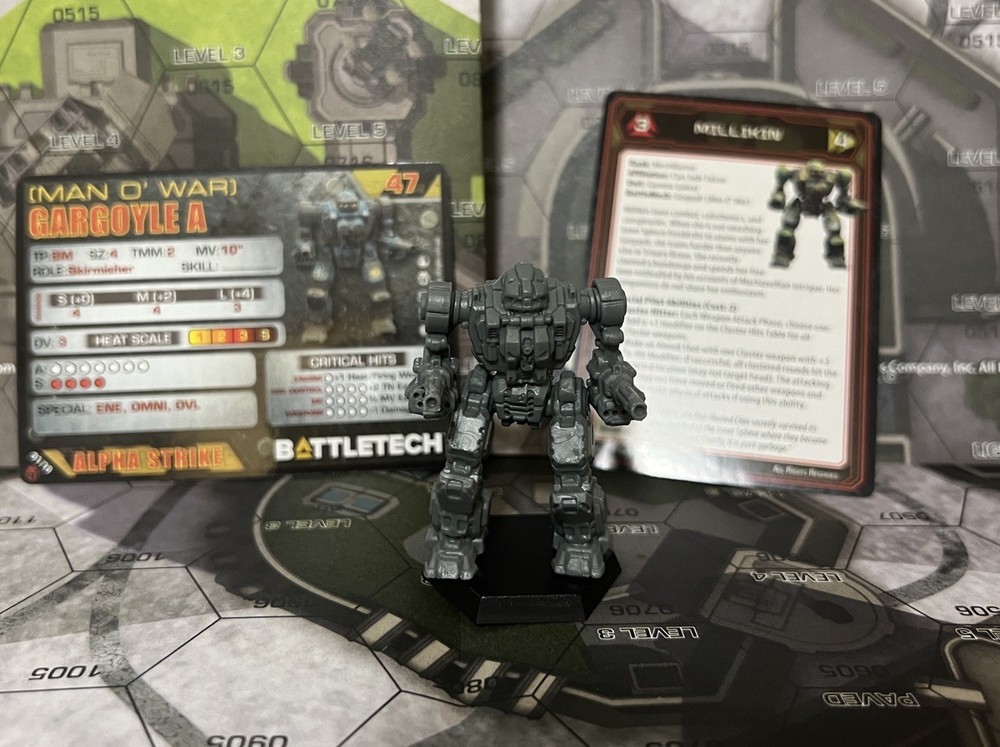 BattleTech Gargoyle (Man O' War) Mech -- Clan