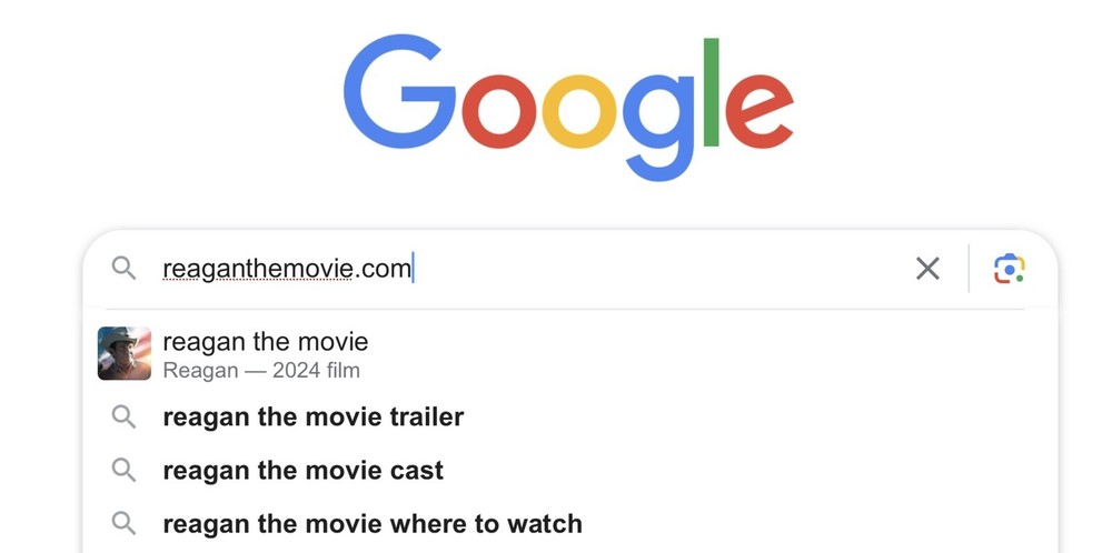 Website Domain Name REAGANTHEMOVIE.COM
