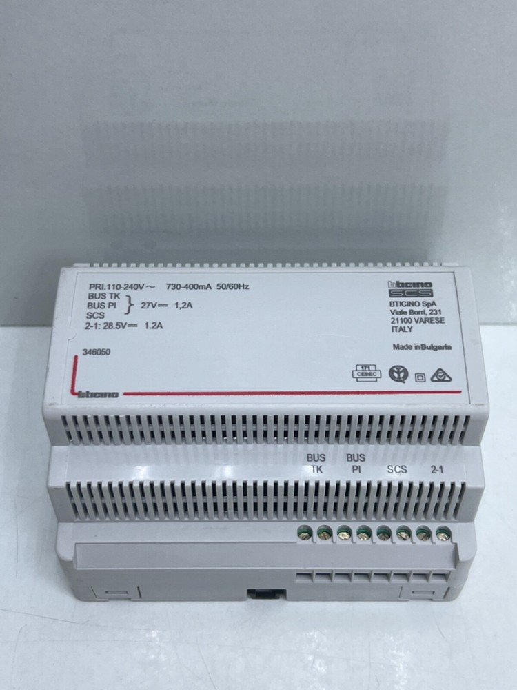 BTICINO 346050 2-WIRE POWER SUPPLY