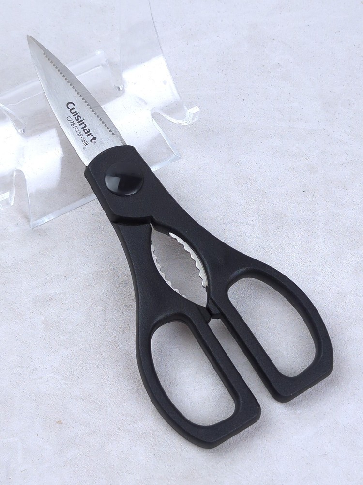 Cuisinart CLASSIC 8" KITCHEN SHEARS w/ STAINLESS Blade & BLACK Handle C77BTR15P