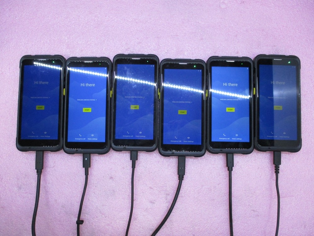LOT OF 6  CHAINWAY C66 MOBILE DATA TERMINAL MOBILE BARCODE SCANNER *READ* T8-E2