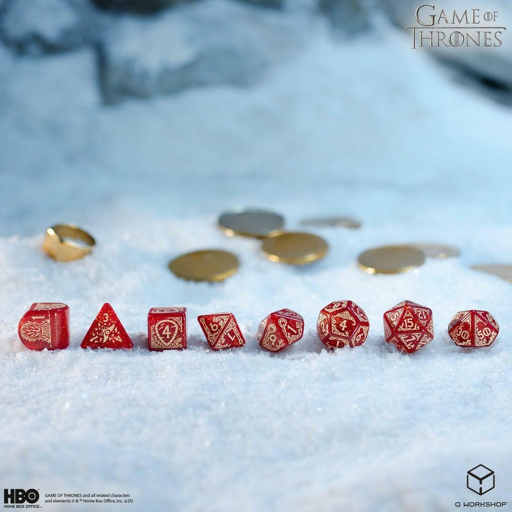 Game of Thrones RPG Dice Set: Lannister