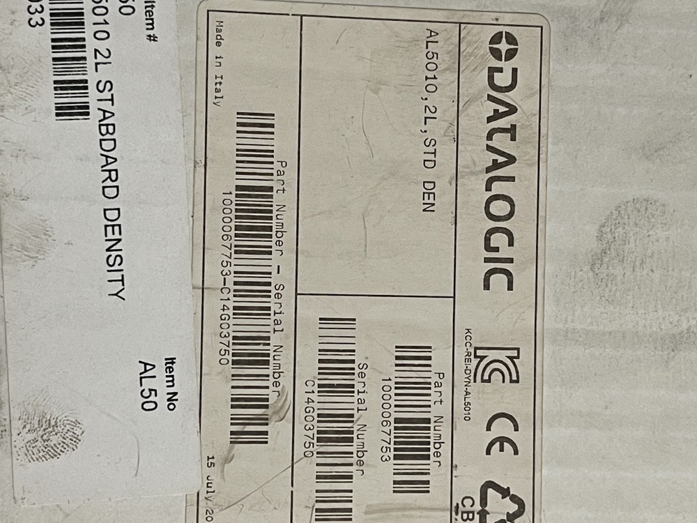 DataLogic AL5010 2L STD DEN Barcode Scanner Sensor 1000067753