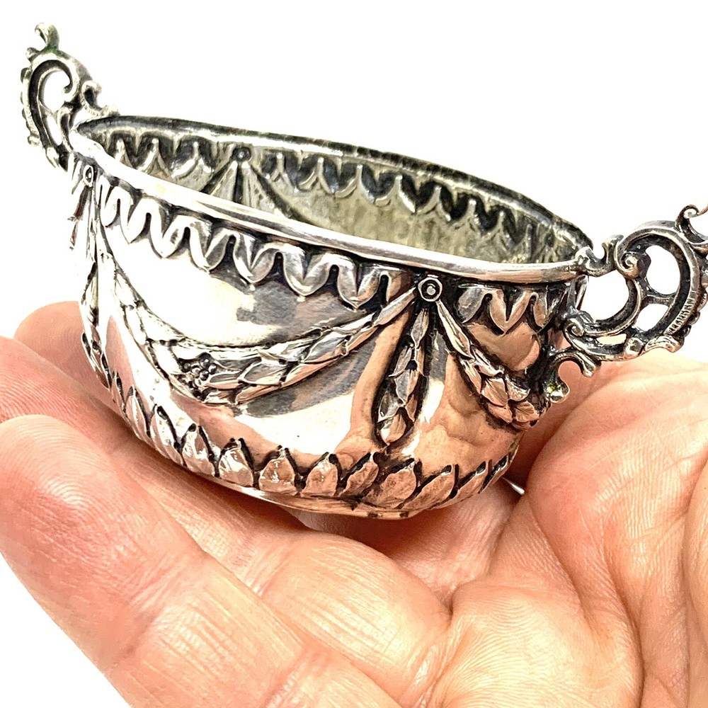 Antique German 800 Silver Small Nut Kendy Bowl