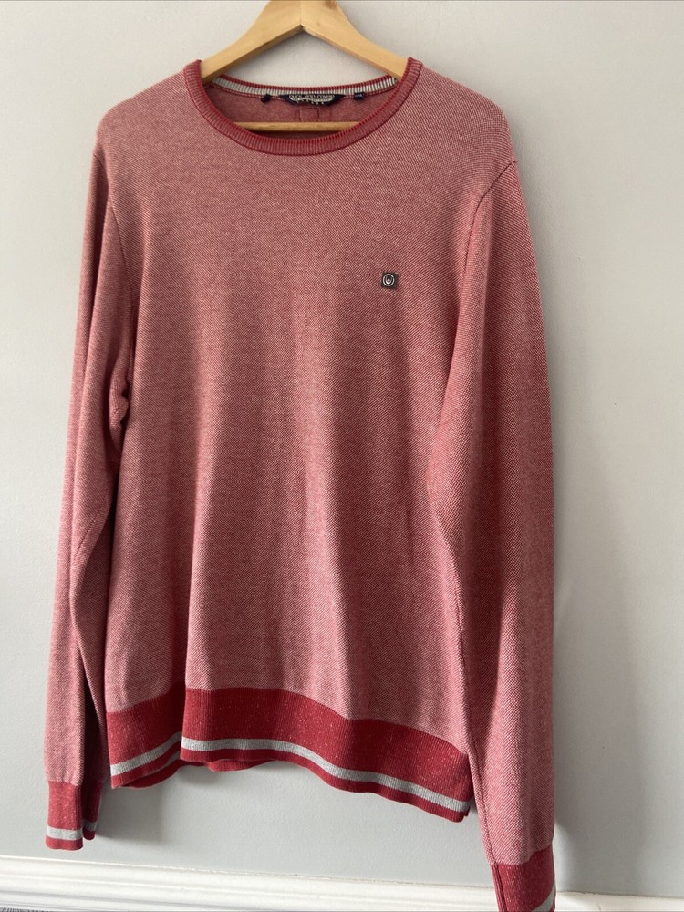 Duck & Cover Jumper 2xl Red Men’s Pullover
