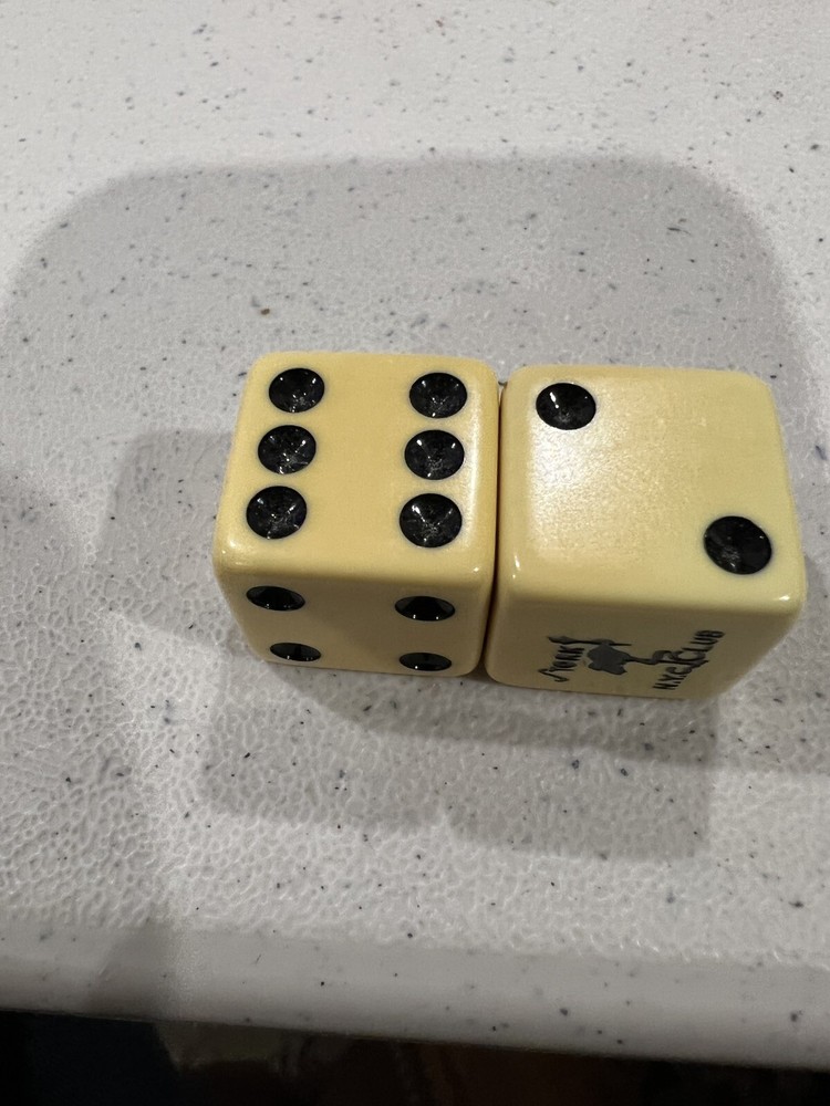 Authentic Stork Club Dice NYC Great Condition