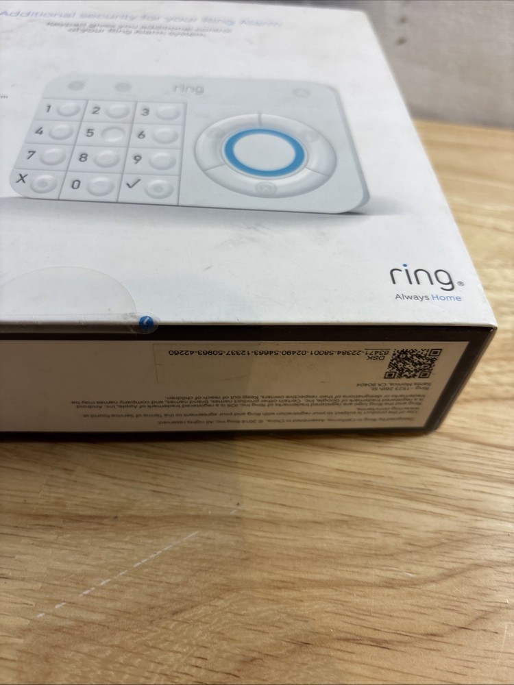 NEW Ring Keypad for Ring Alarm OPEN BOX