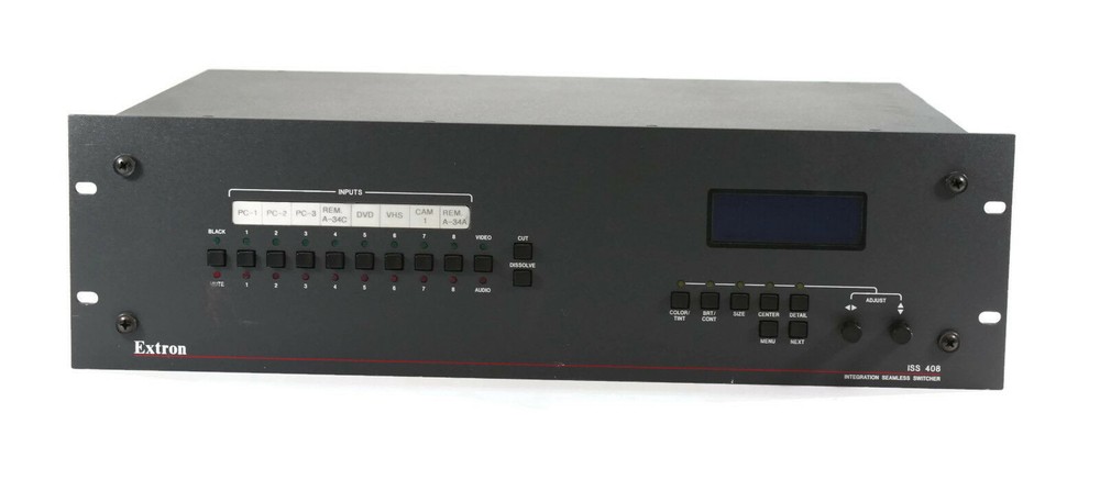 Extron Iss 408 8-input Integration Seamless Video Switcher S-video Composite
