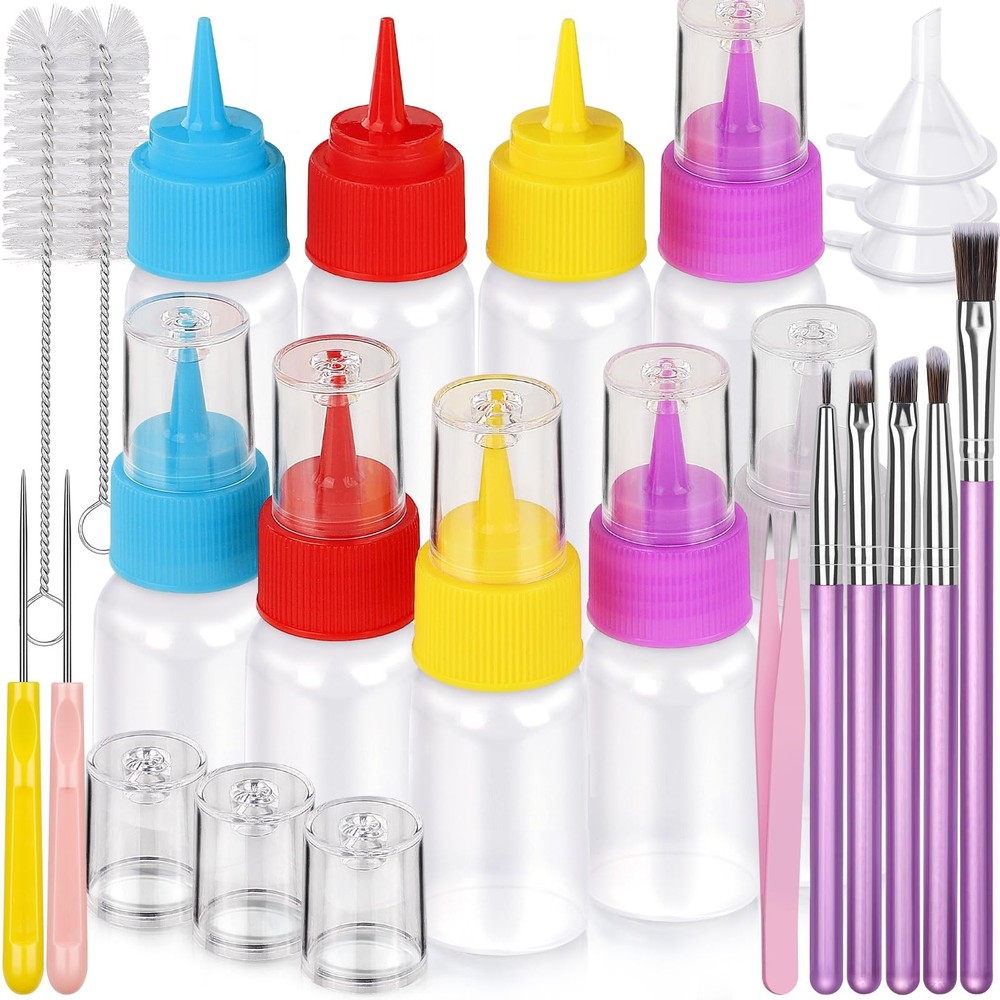 Cookie Decorating Kit, Icing Bottle, Squeeze Writer Bottles (1 and 2 Ounce), ...