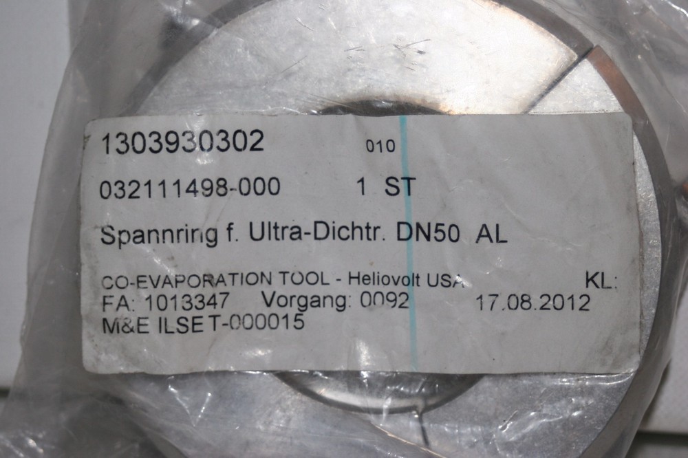 DN50 Aluminum Compression Ring Inficon 32111498-000