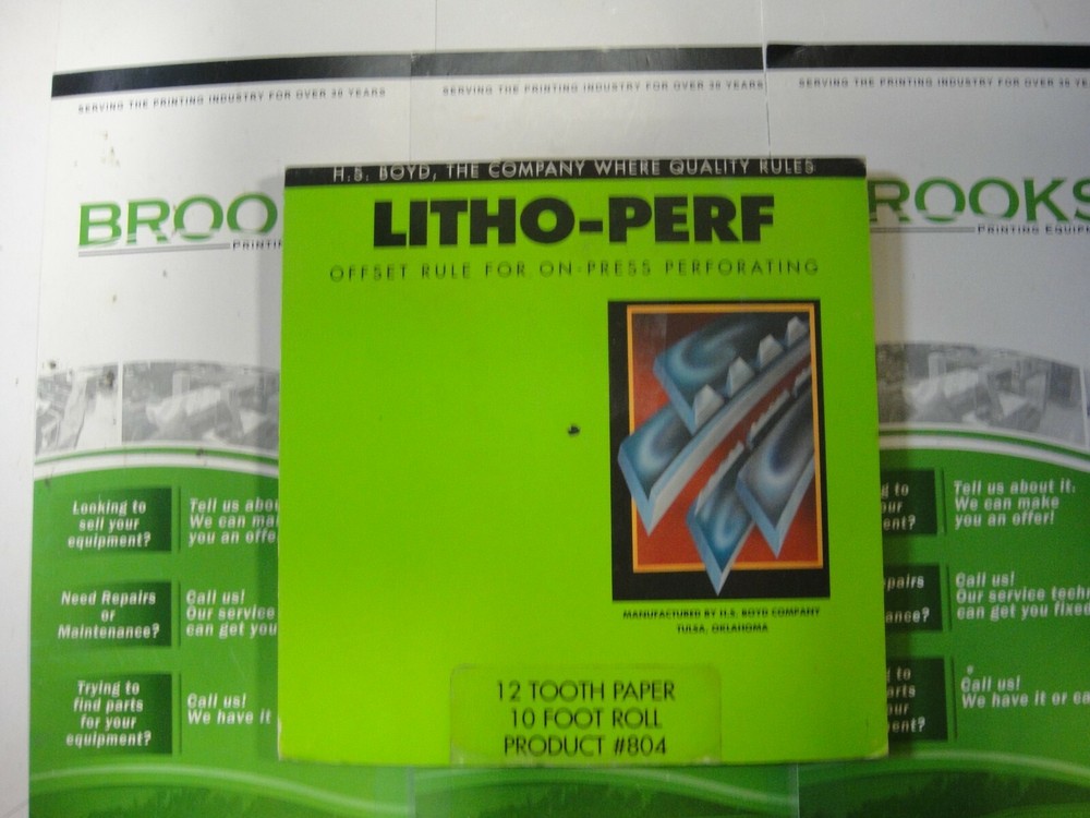 Litho-Perf 12 Tooth, Product #804