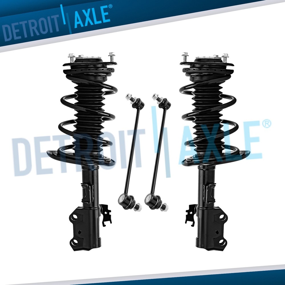 Front Struts w/Coil Springs Assembly + Sway Bar Links Kit for 2011-2016 Scion tC