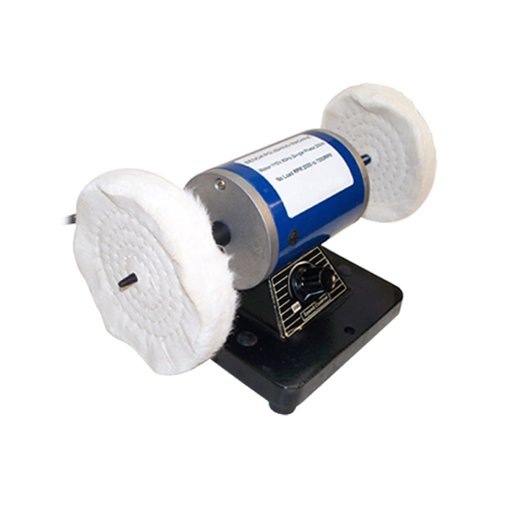 Bench Polisher Polishing Buffer Buffing Machine Dual 4-1/4"